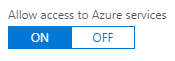 restrict access to azure databases