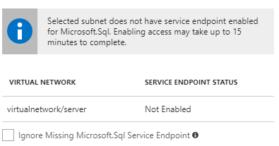 restrict access to azure databases