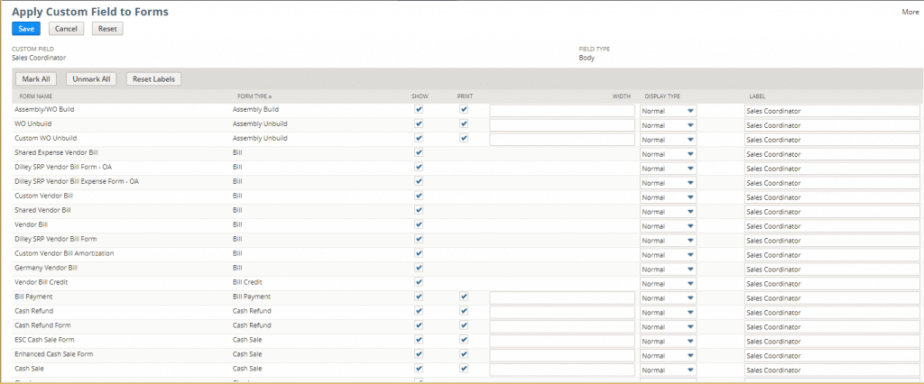 rename custom fields in netsuite