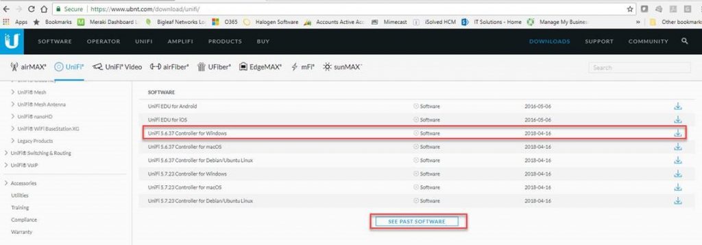 migrate ubiquiti UniFi controller