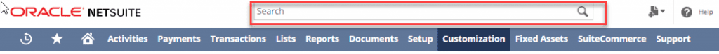 NetSuite Global Search