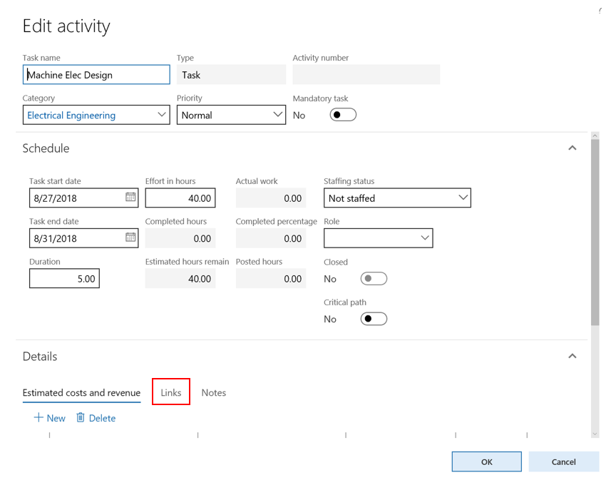 how to use AXtension Visual Planning for Projects in Manufacturing