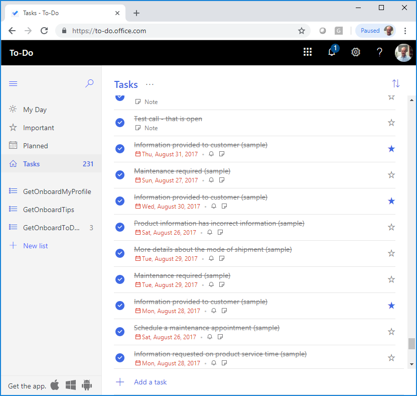 Microsoft task management tools