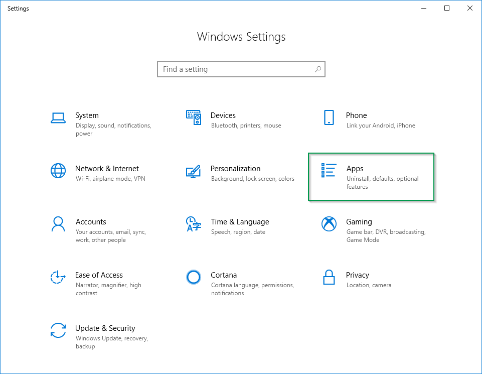 how to change default Windows apps