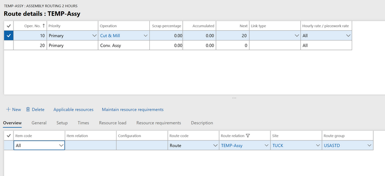 How to Use Master Routings in Dynamics AX