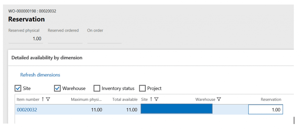 dynamics 365 explosion options