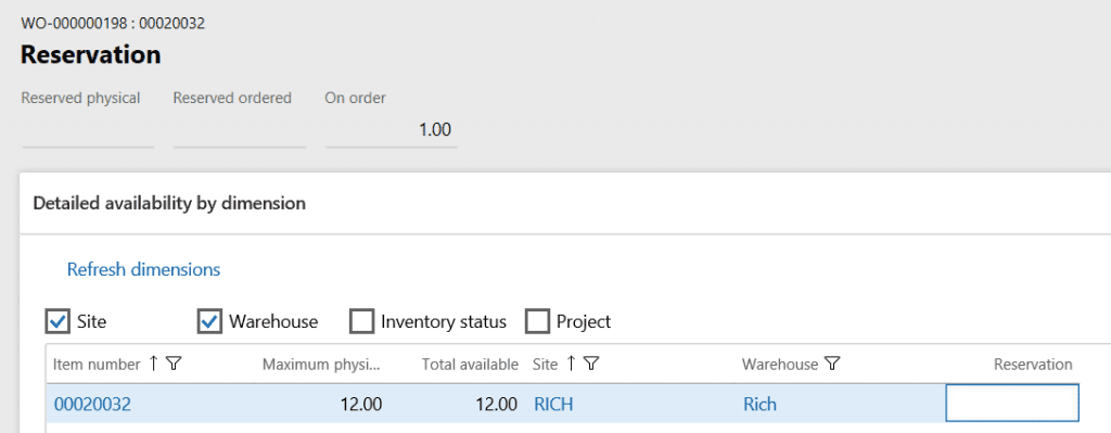 dynamics 365 explosion options