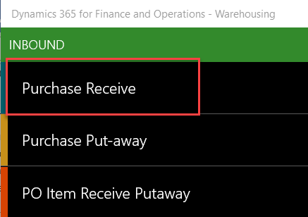 how to correct Dynamics 365 Purchase Order Receipts - Purchase Receive dialog box