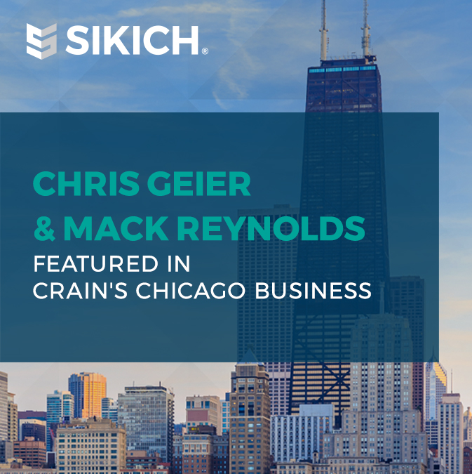 Geier and Reynolds Crains Chicago Business