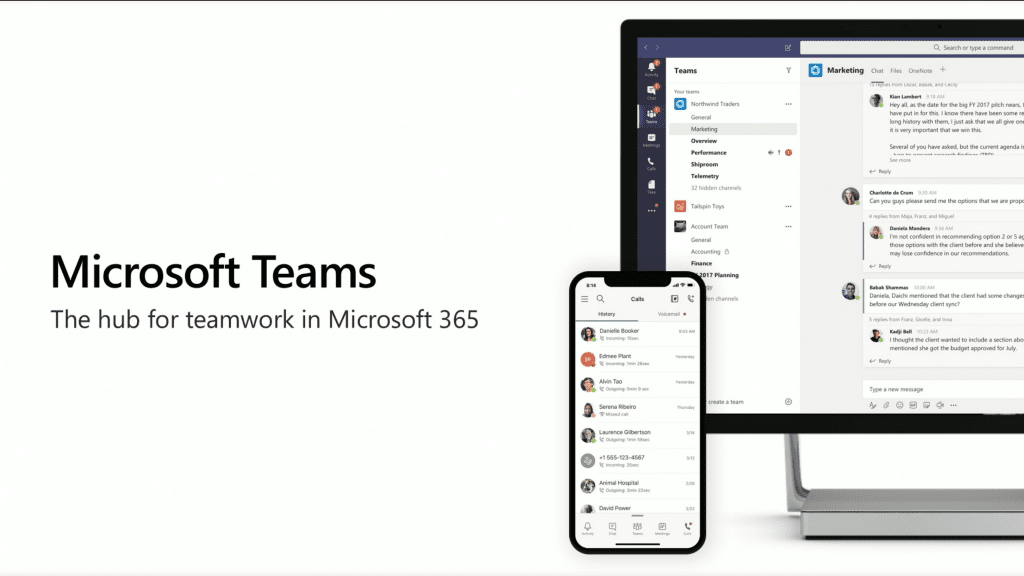 Microsoft Teams features