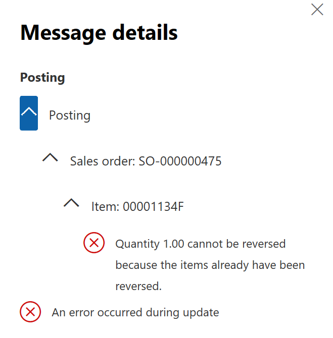 how to undo dynamics 365 transactions