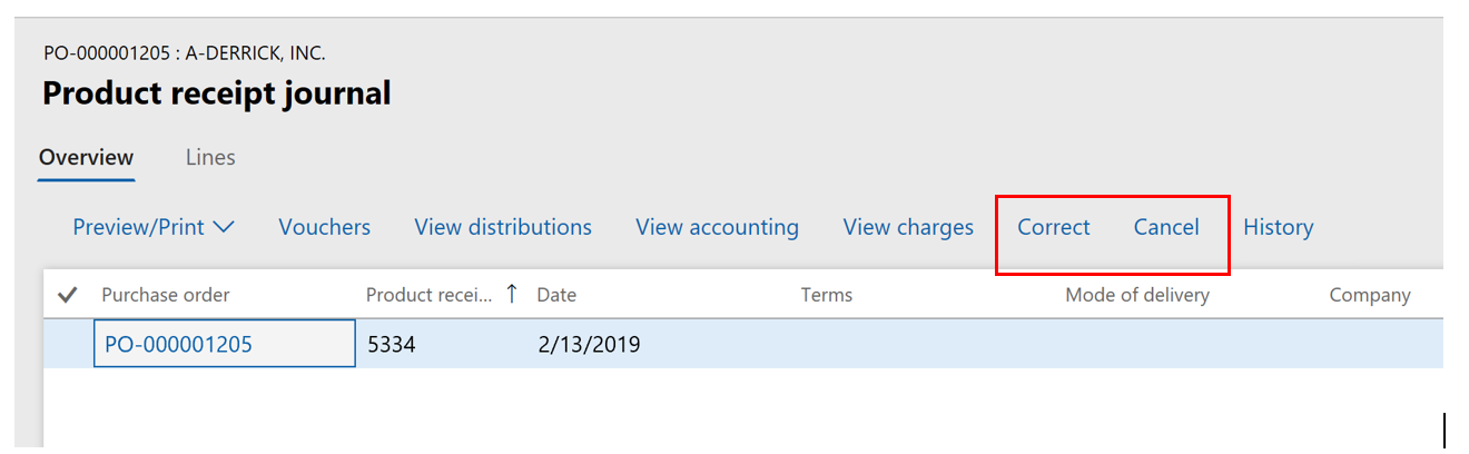 how to undo dynamics 365 transactions