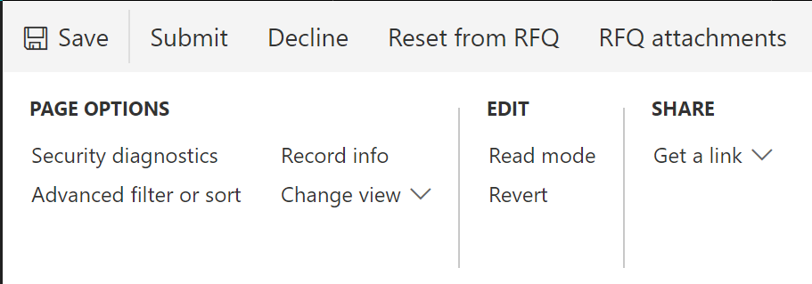 Dynamics 365 Vendor Bidding