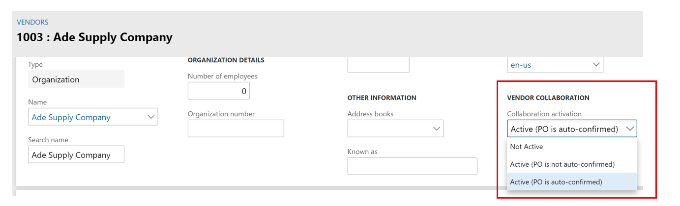 Dynamics 365 Vendor Bidding