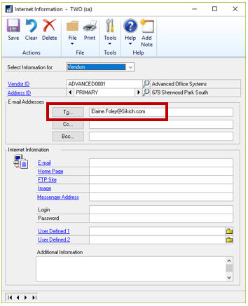 Dynamics GP EFT Payments