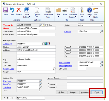 Dynamics GP EFT Payments