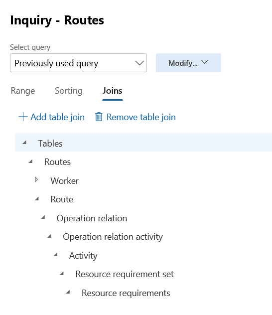 manufacturing routing where-used search