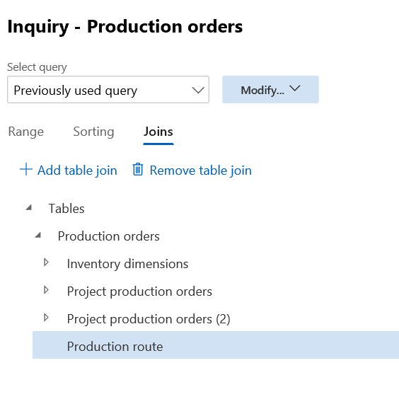 how to search d365 late production orders