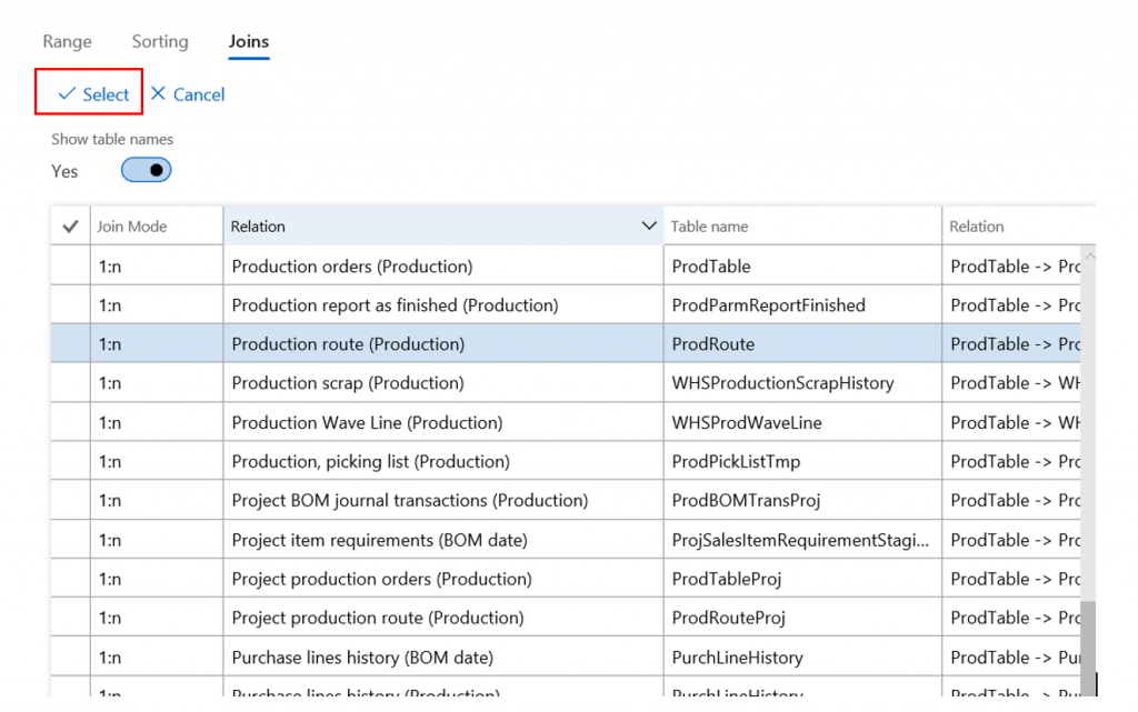 how to search d365 late production orders