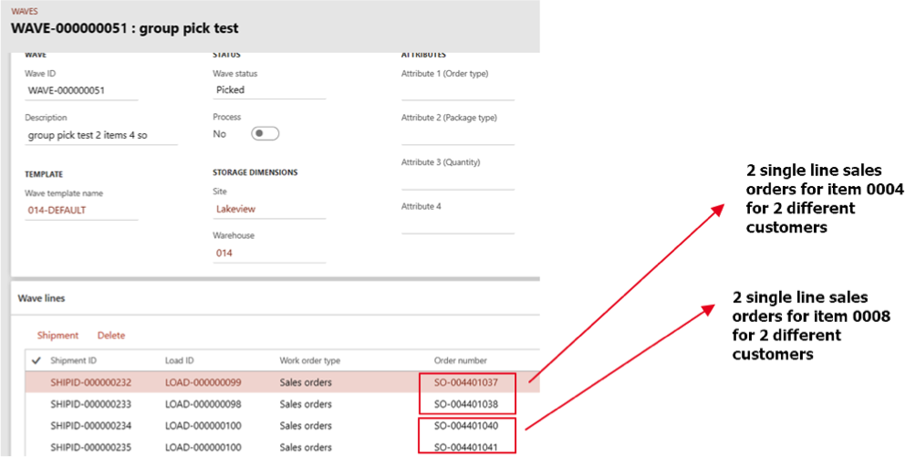 dynamics 365 consolidated picking