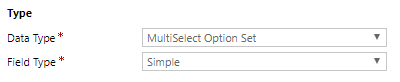 D365CE Multi Select Option Sets