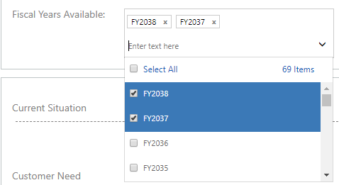 D365CE Multi Select Option Sets