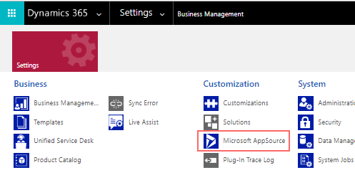 Dynamics 365 CE advanced settings