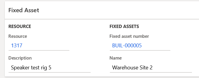 fixed asset