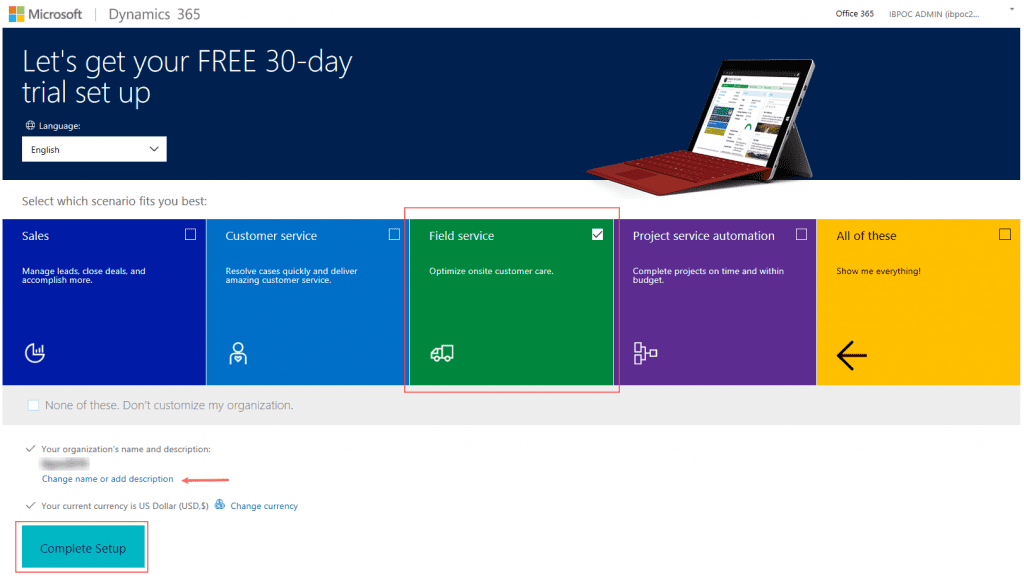 set up dynamics 365 integrations