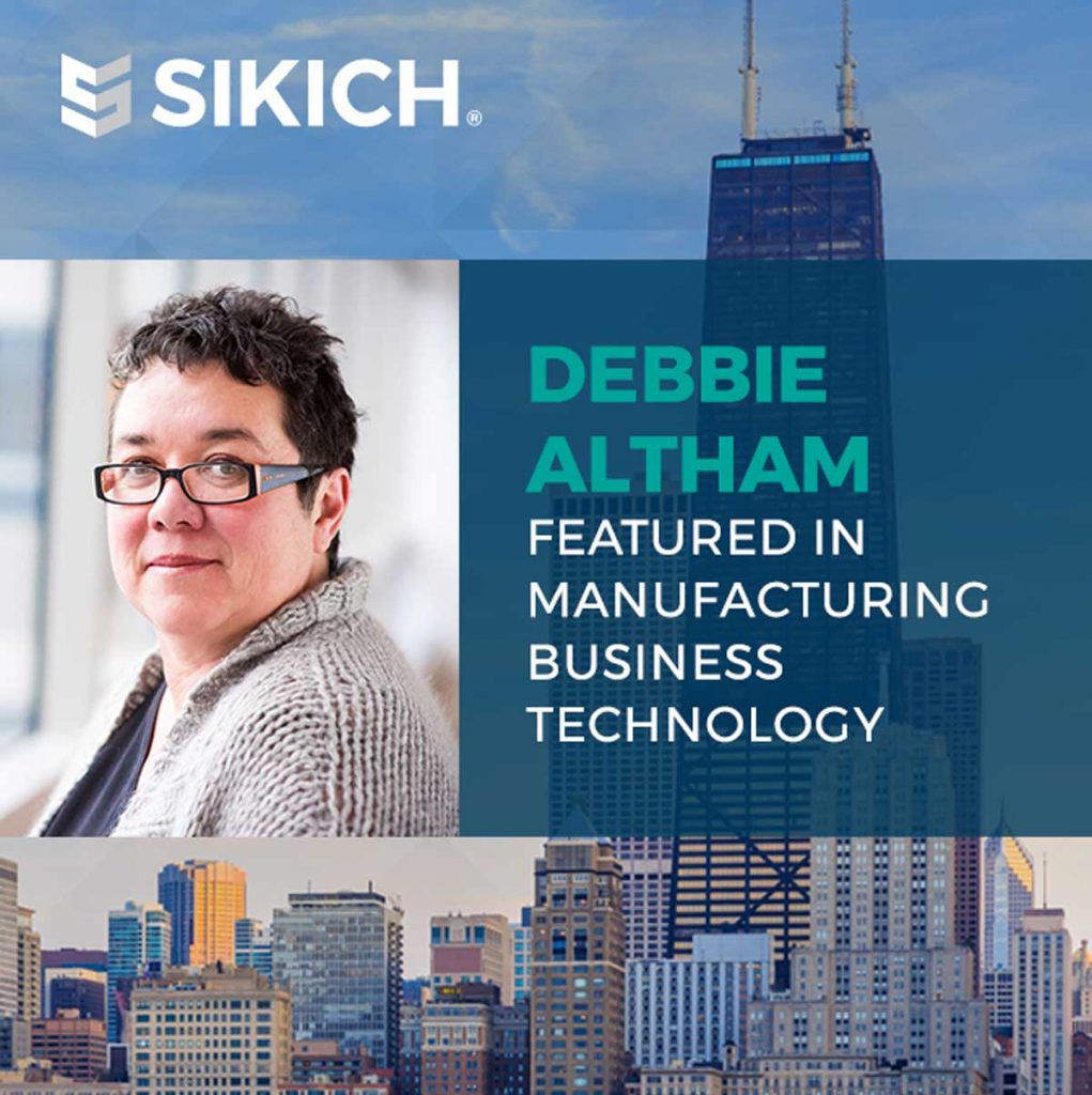 Debbie Altham featured in Manufacturing Business Technology