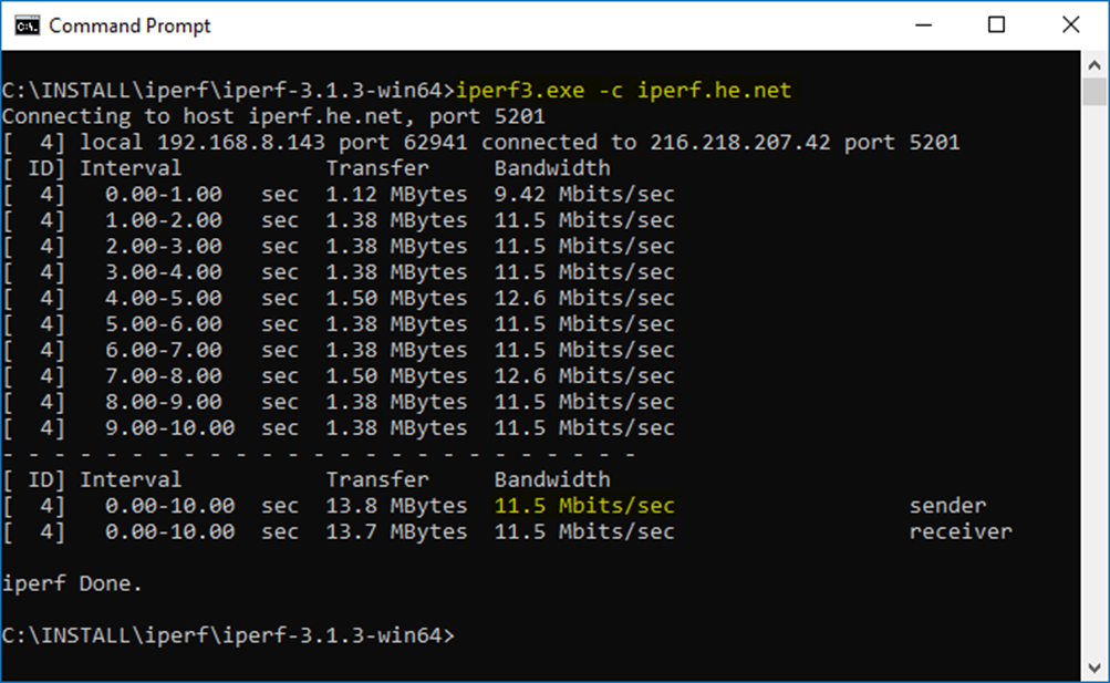 download iperf3 for windows