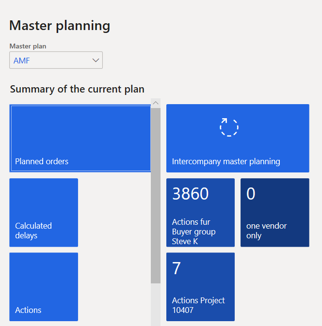 D365 Master planning