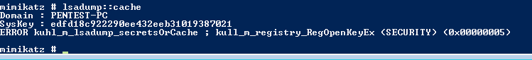 registry key error