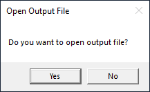 open output file dialog box
