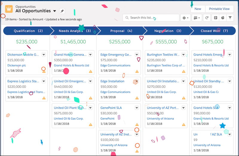 kanban confetti