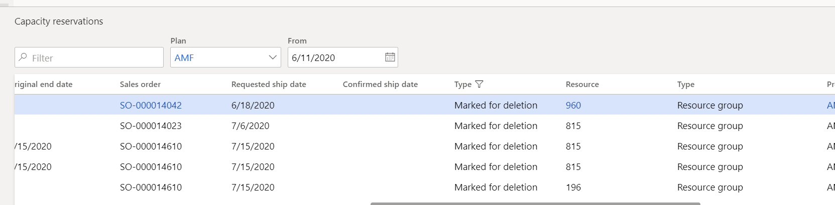 deleting marked for deletion records