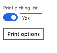 print picking list