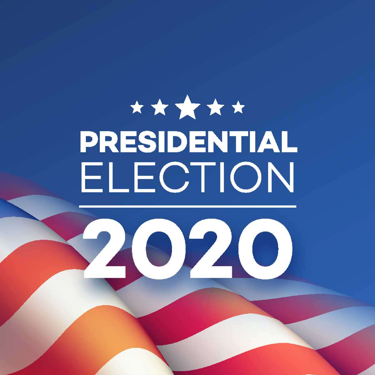 American Presidential Election 2020 background design