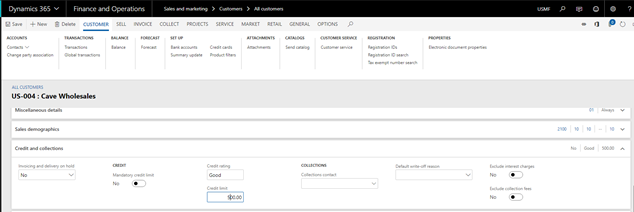 D365FO credit holds override
