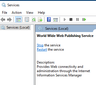 World Wide Web Publishing Service