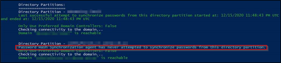 password synchronization issue