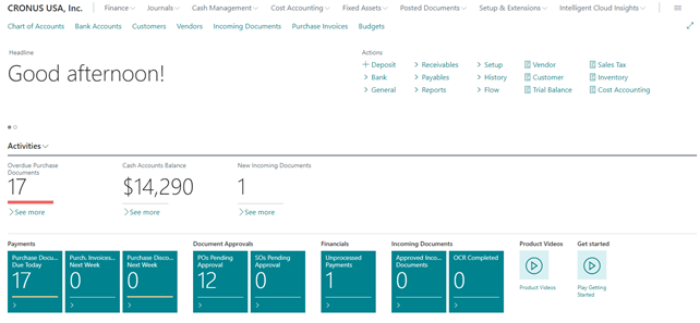 Solver D365BC data visibility