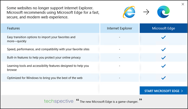 start microsoft edge