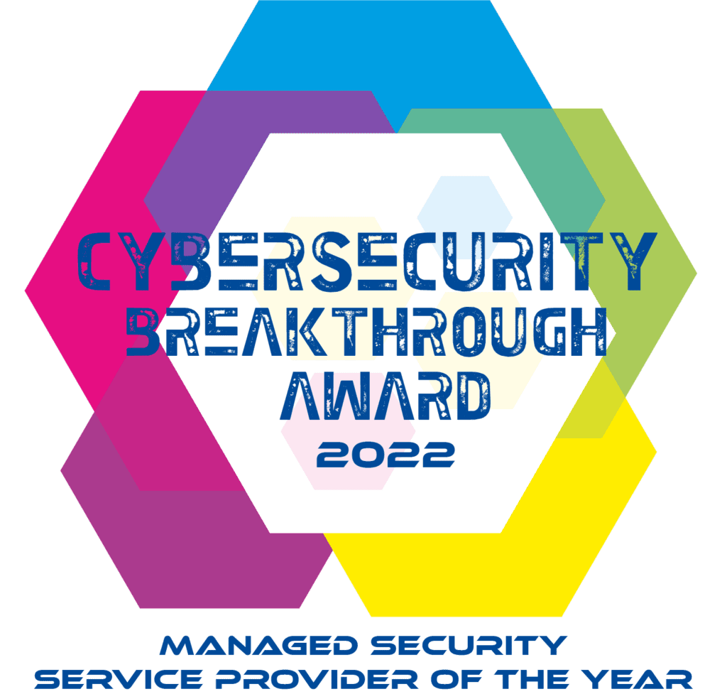 Cybersecurity Breakthrough Award Managed Service Provider of the Year