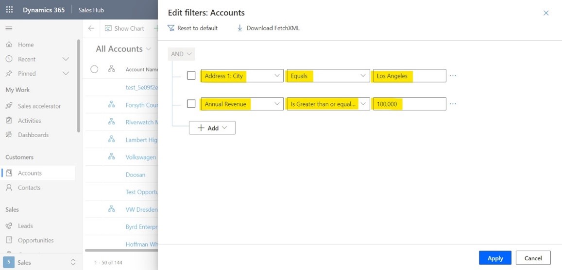 how to use updated Dynamics 365 advanced find