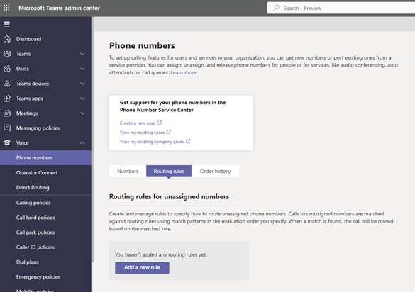 add new routing rule