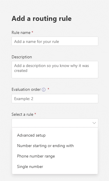 adding new routing rule