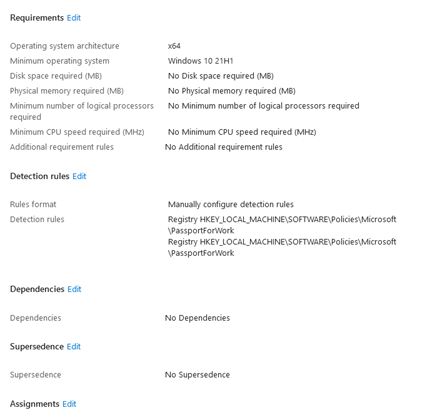 remaining configuration options