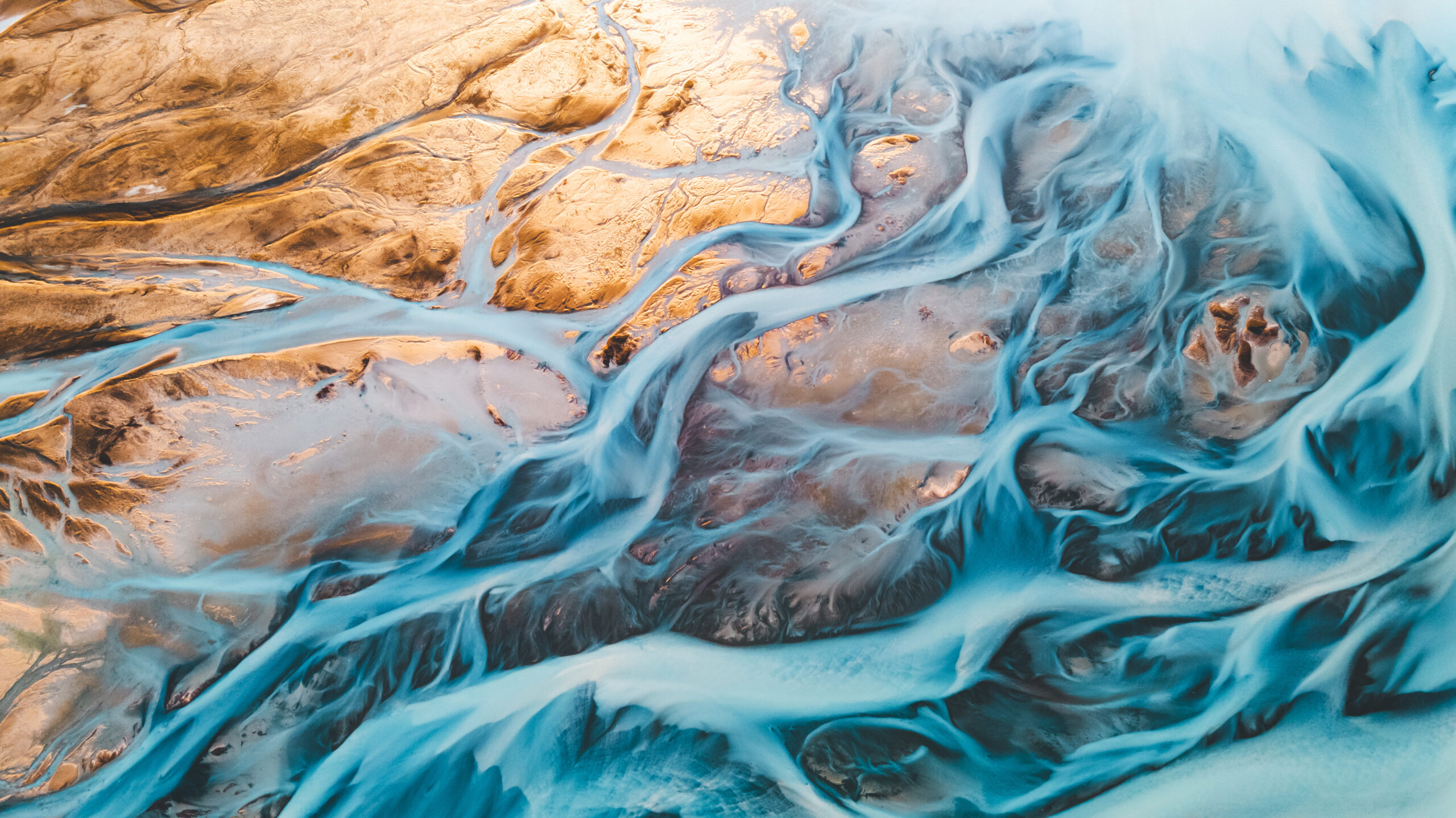 Sand and Water Abstract