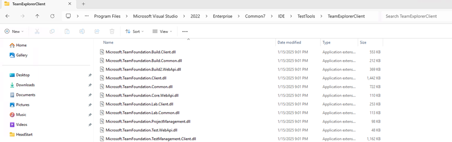 where to find Visual studio installation